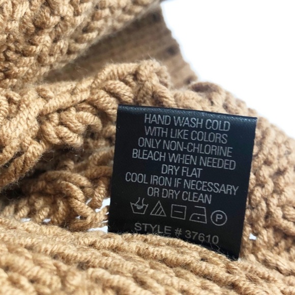 New with Tags 360 Cashmere Women’s Carmel Tenley Cable Knit Neutral Soft Sweater - Picture 16 of 16